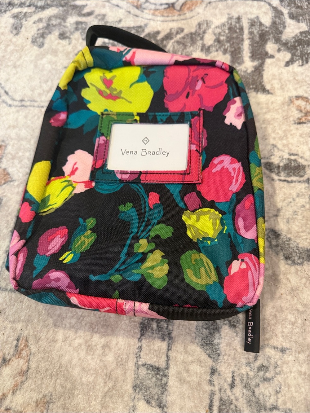 Vera Bradley Lighten Up Lunch Bunch with Pink, Yellow & Teal Blooms